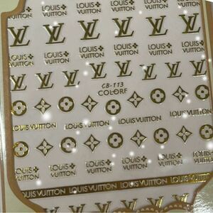 Gold Nail Stickers